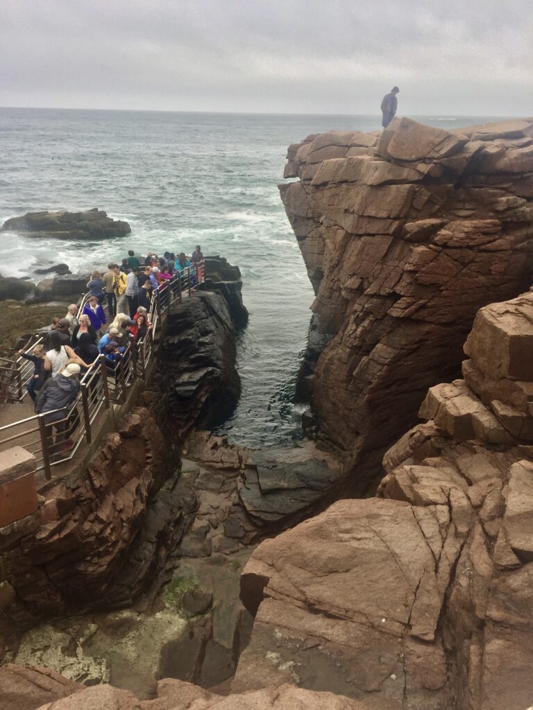 Atlantic coast line in Maine